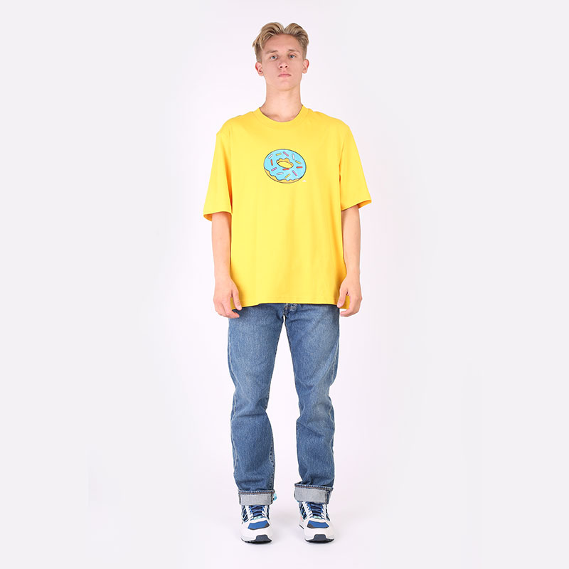 мужская желтая футболка adidas SMPS DOH TEE HA5818 - цена, описание, фото 6